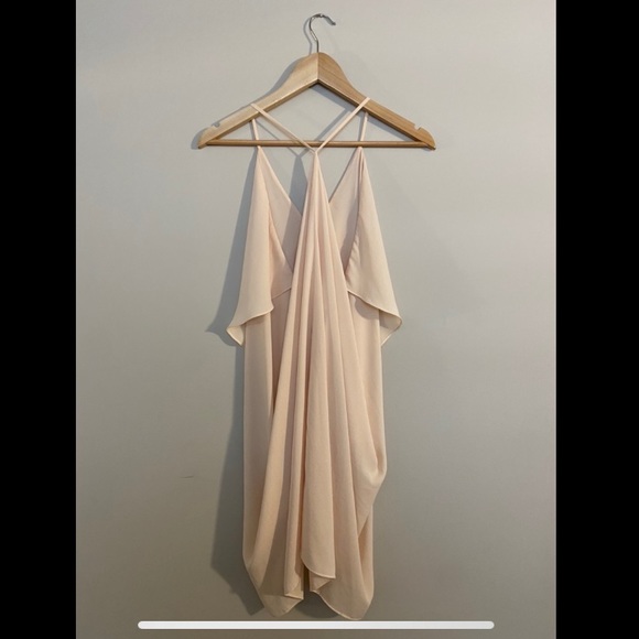 Blush chiffon dress - Picture 2 of 3